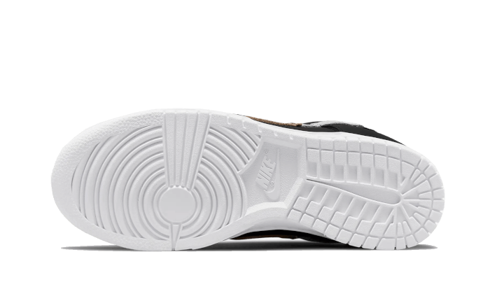 100% Oryginalne Dunk Low Animal Print Black - widok z tyłu - 630.00 PLN