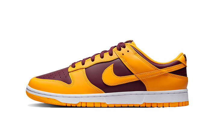 Nike Dunk Low Arizona State czerwony-żółty - widok główny z boku | Saturaise.com
