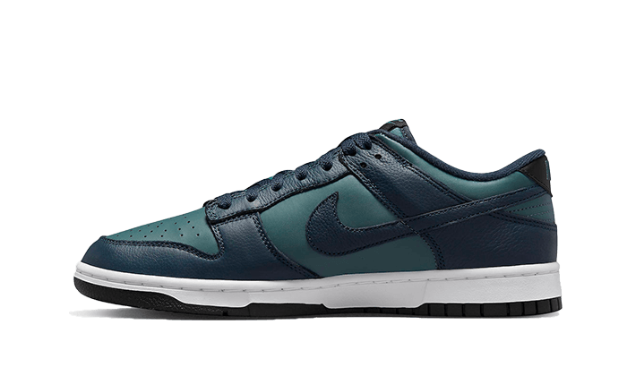Nike Dunk Low Armory Navy czarny-biały - widok główny z boku | Saturaise.com
