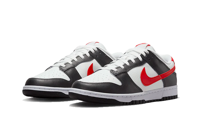 Kup oryginalne Dunk Low Black White Red DD1391-100 - widok z drugiego boku - Sneakersy