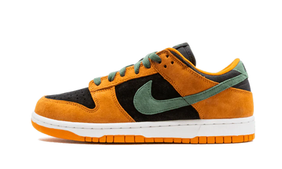 Nike Dunk Low Ceramic czarny-pomarańczowy - widok główny z boku | Saturaise.com