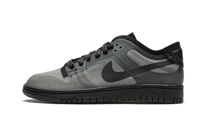 Nike Dunk Low Comme des Garçons Black czarny-biały - widok główny z boku | Saturaise.com