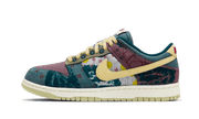Nike Dunk Low Community Garden czerwony-granatowy - widok główny z boku | Saturaise.com