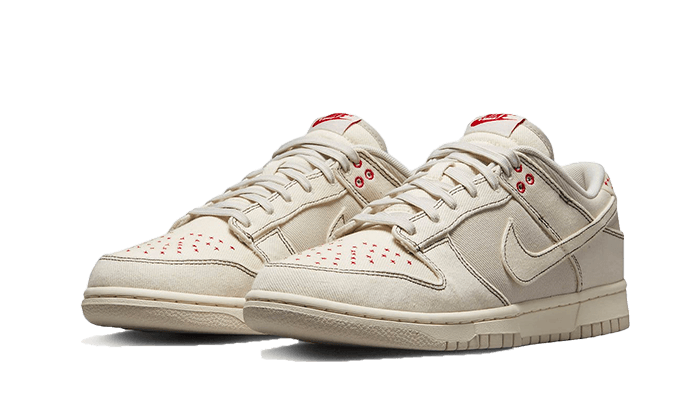 Kup oryginalne Dunk Low Denim Light Orewood Brown DV0834-100 - widok z drugiego boku - Sneakersy