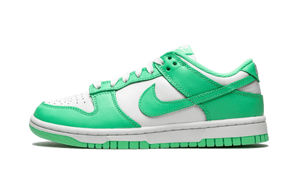 Nike Dunk Low Green Glow czarny-biały - widok główny z boku | Saturaise.com