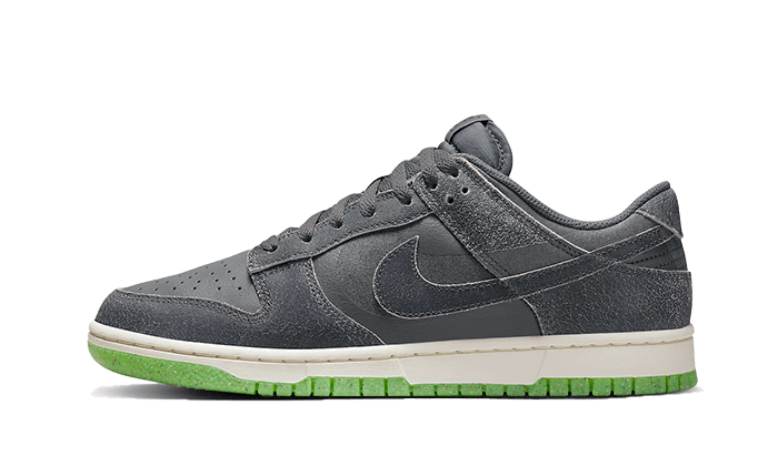 Nike Dunk Low Swoosh Shadow Iron Grey czarno-szary - widok główny z boku | Saturaise.com
