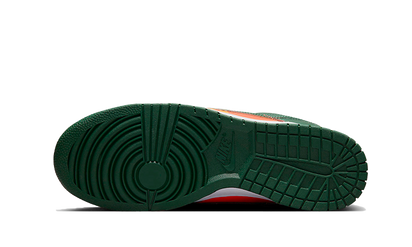 Buty Nike Dunk Low Retro Miami Hurricanes - widok z przodu - Rozmiary EU