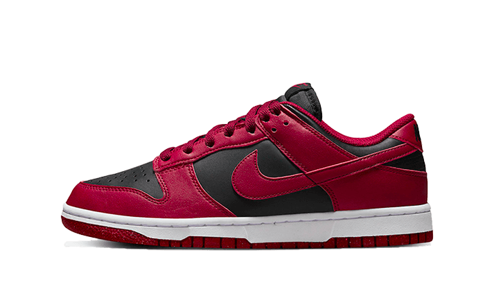 Nike Dunk Low Next Nature Dark Beetroot czarny-burgundowy - widok główny z boku | Saturaise.com