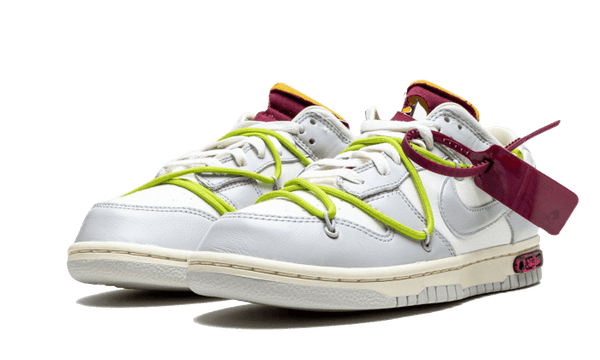 Dunk Low Off-White Lot 8 - Kup oryginalne Dunk Low Off-White Lot 8 DM1602-106 - widok z drugiego boku - Sneakersy