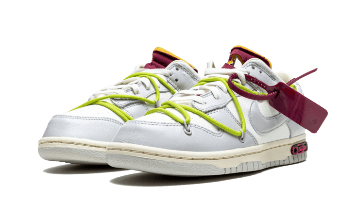 Kup oryginalne Dunk Low Off-White Lot 8 DM1602-106 - widok z drugiego boku - Sneakersy