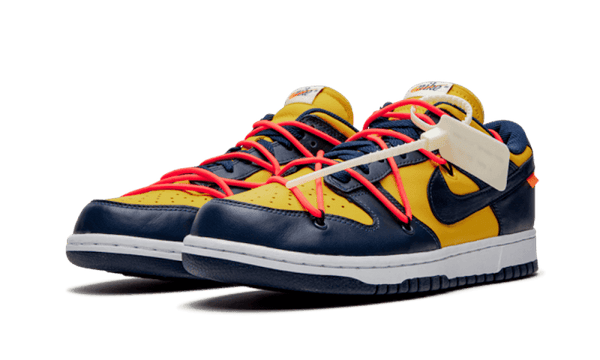 Dunk Low Off-White Michigan - Kup oryginalne Dunk Low Off-White Michigan CT0856-700 - widok z drugiego boku - Sneakersy