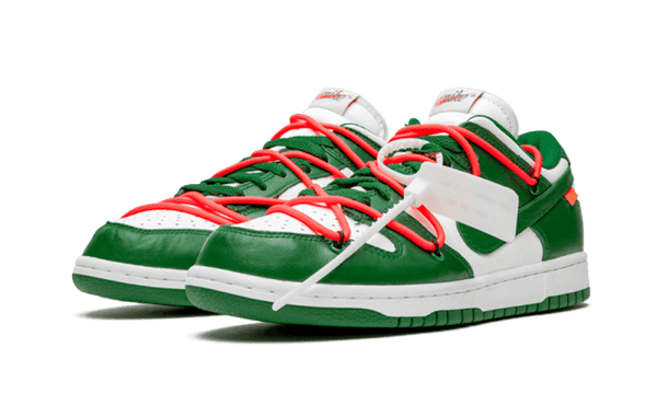 Dunk Low Off-White Pine Green - Kup oryginalne Dunk Low Off-White Pine Green CT0856-100 - widok z drugiego boku - Sneakersy