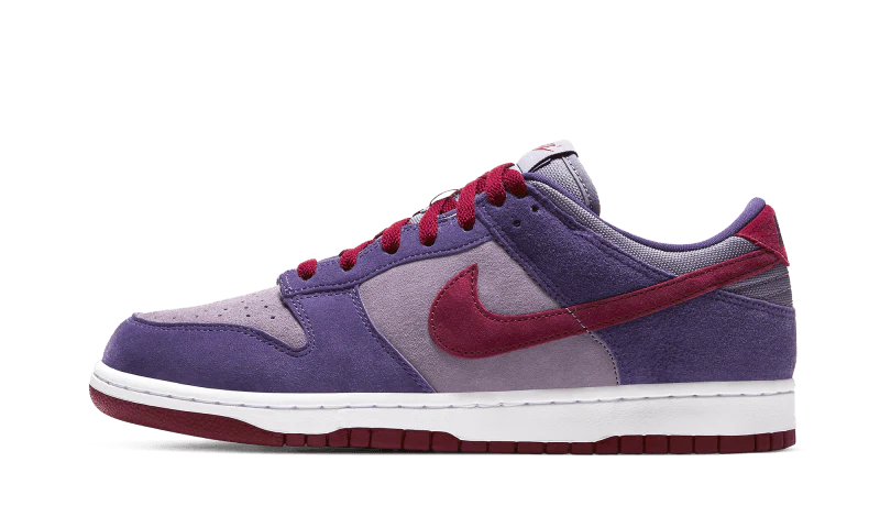 Nike Dunk Low Plum czerwony-fioletowy - widok główny z boku | Saturaise.com