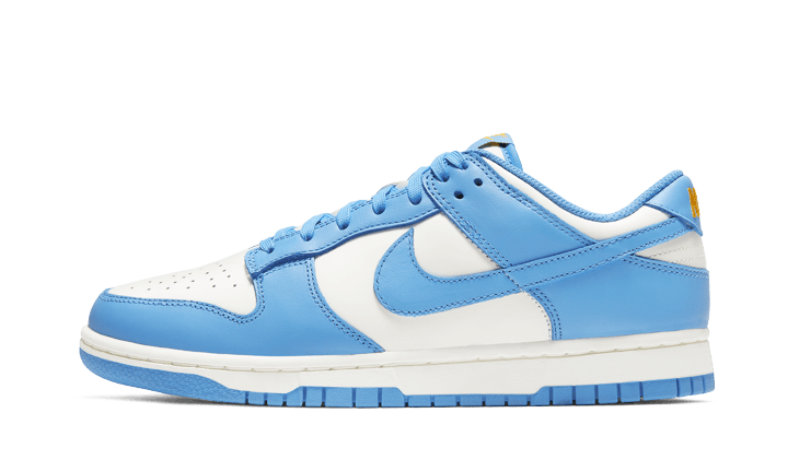 Nike Dunk Low Sail Coast biały-niebieski - widok główny z boku | Saturaise.com