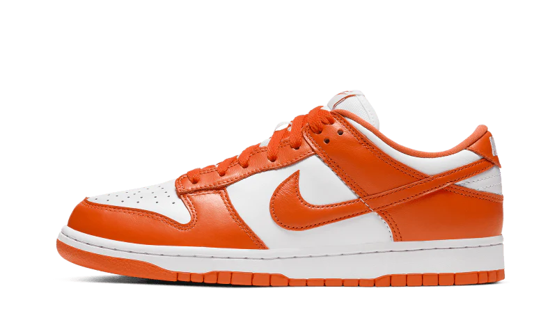 Nike Dunk Low SP Orange Blaze (Syracuse) biały-pomarańczowy - widok główny z boku | Saturaise.com