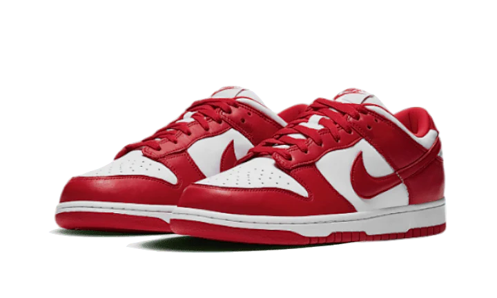 Kup oryginalne Dunk Low University Red CU1727-100 - widok z drugiego boku - Sneakersy
