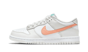 Nike Dunk Low White Bone Peach Aqua biały-beżowy - widok główny z boku | Saturaise.com