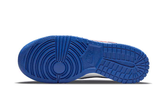 Buty Nike Dunk Low White Royal Red - widok z przodu - Rozmiary EU