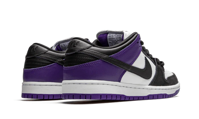 Buty Nike Dunk SB Low Court Purple - widok z przodu - Rozmiary EU