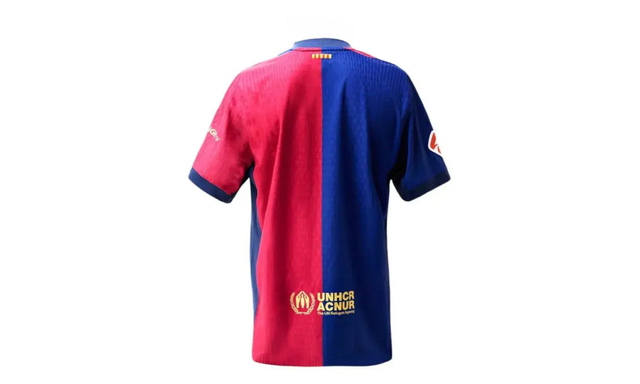 Kup oryginalne Nike FC Barcelona x Travis Scott Limited Edition Match Home 2024/25 Jersey Blue/Scarlet - widok z drugiego bok