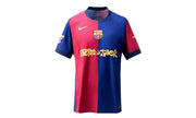 Nike Nike FC Barcelona x Travis Scott Limited Edition Match Home 2024/25 Jersey Blue/Scarlet brązowo-biały - widok główny z b
