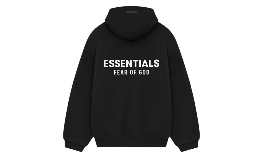 Kup oryginalne Fear of God Essentials Fleece Hoodie (FW24) Black 192HO246250F - widok z drugiego boku - Sneakersy