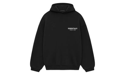 Essentials Fear of God Essentials Fleece Hoodie (FW24) Black czarny-brązowy - widok główny z boku | Saturaise.com
