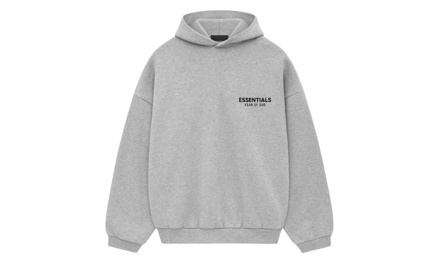 Essentials Fear of God Essentials Fleece Hoodie Light Heather Gray - widok główny z boku - Streetwear