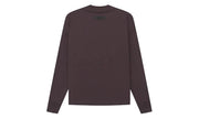 Fear of God Essentials LS Tee Plum - widok z drugiego boku - Premium Quality