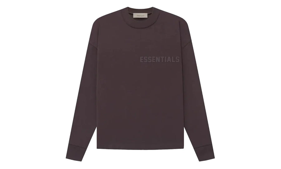 Essentials Fear of God Essentials LS Tee Plum - widok główny z boku - Streetwear