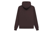 Fear of God Essentials Waffle Raglan Hoodie Plum - widok z drugiego boku - Premium Quality