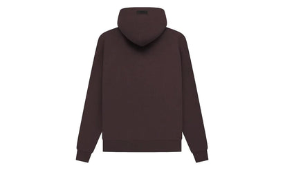 Fear of God Essentials Waffle Raglan Hoodie Plum - widok z drugiego boku - Premium Quality