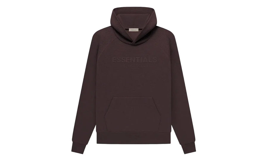 Essentials Fear of God Essentials Waffle Raglan Hoodie Plum - widok główny z boku - Streetwear