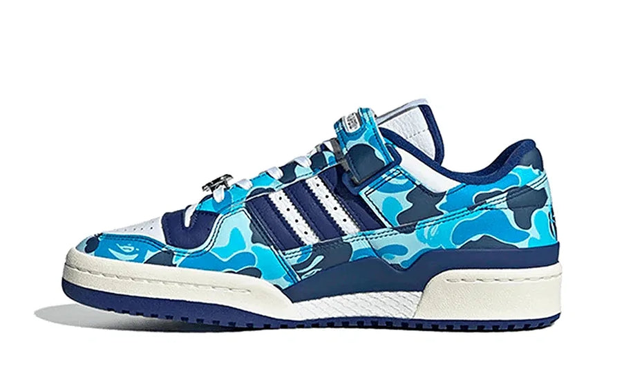 Forum 84 Low Bape 30th Anniversary Blue Camo