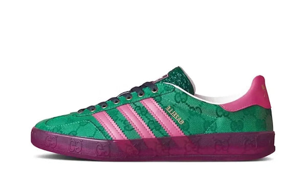 Gazelle Gucci Green GG Monogram