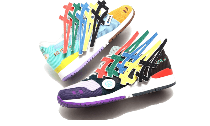 Buty Asics Gel-Lyte III Sean Wotherspoon Atmos - widok z przodu - Rozmiary EU