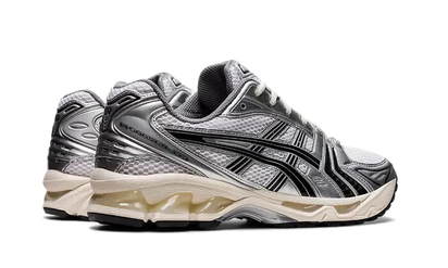 Buty New Balance Asics Gel-Kayano 14 JJJJound Silver Black - widok z przodu - Rozmiary EU