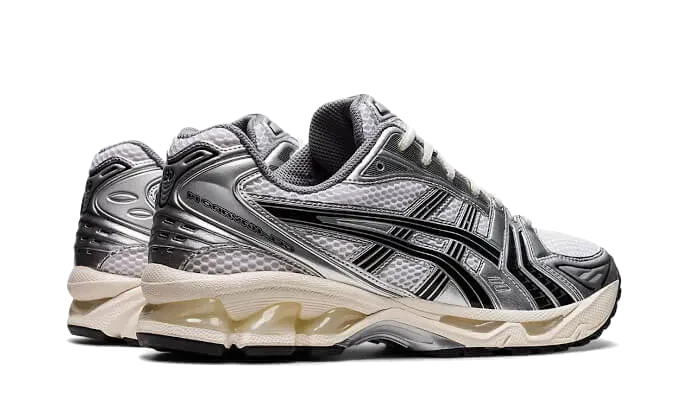 Buty New Balance Asics Gel-Kayano 14 JJJJound Silver Black - widok z przodu - Rozmiary EU