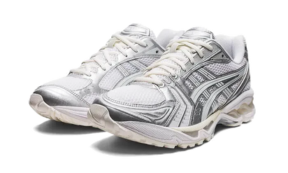 Kup oryginalne Asics Gel-Kayano 14 JJJJound Silver White - widok z drugiego boku - Sneakersy