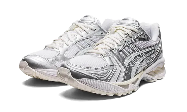 Asics Gel-Kayano 14 JJJJound Silver White - Kup oryginalne Asics Gel-Kayano 14 JJJJound Silver White - widok z drugiego boku - Sneakersy
