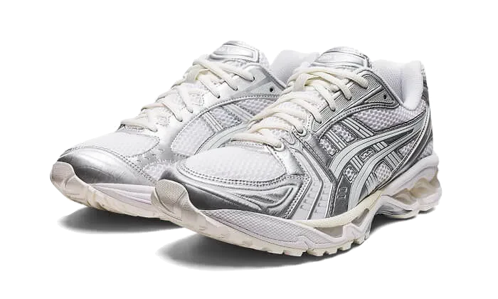 Kup oryginalne Asics Gel-Kayano 14 JJJJound Silver White - widok z drugiego boku - Sneakersy