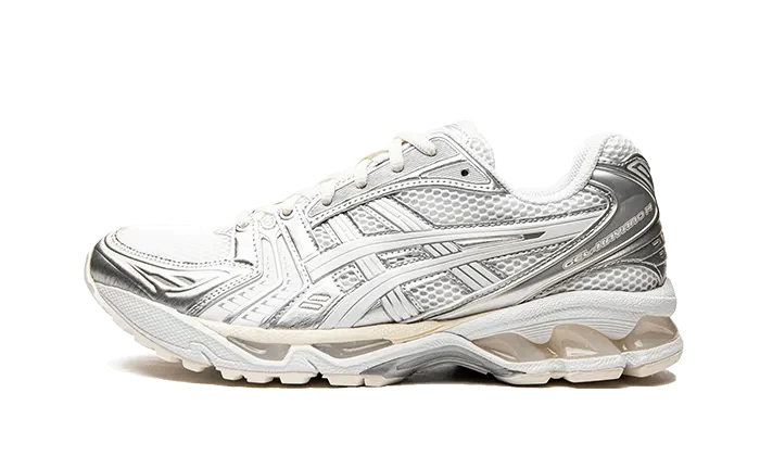 New Balance Asics Gel-Kayano 14 JJJJound Silver White biały-srebrny - widok główny z boku | Saturaise.com