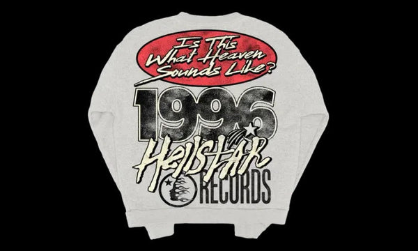 Hellstar Records Crewneck Heather Grey - Hellstar Records Crewneck Heather Grey - widok z drugiego boku - Premium Quality