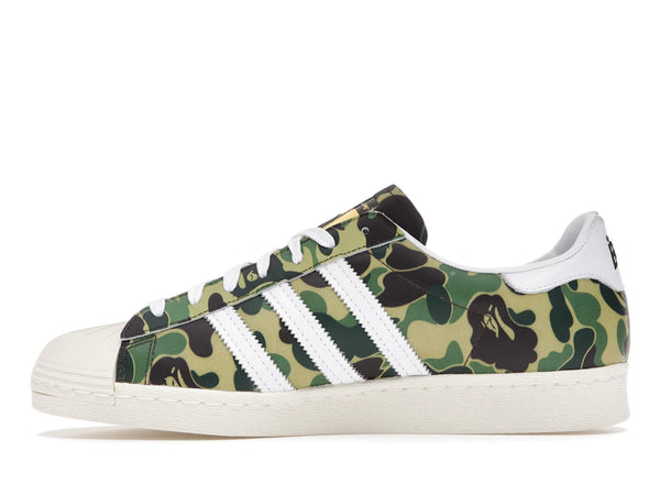 adidas Superstar Bape ABC Camo Green - Kup oryginalne adidas Superstar Bape ABC Camo Green GZ8981 - widok z drugiego boku - Sneakersy