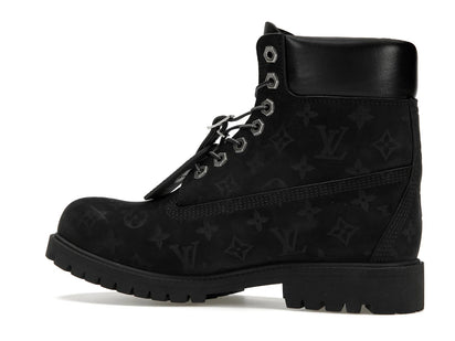 Timberland 6' Ankle Boot Black Monogram - widok z góry - Dostawa 24h - Darmowa wysyłka