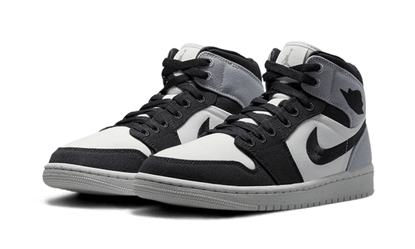 Air Jordan 1 Mid SE Light Steel Grey - Kup oryginalne Air Jordan 1 Mid SE Light Steel Grey DV0427-100 - widok z drugiego boku - Sneakersy
