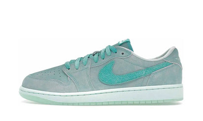 Air Jordan Air Jordan 1 Retro Low OG Washed Teal biały-zielony - widok główny z boku | Saturaise.com