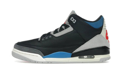 Air Jordan Air Jordan 3 Retro OG Rare Air czarny-czerwony - widok główny z boku | Saturaise.com