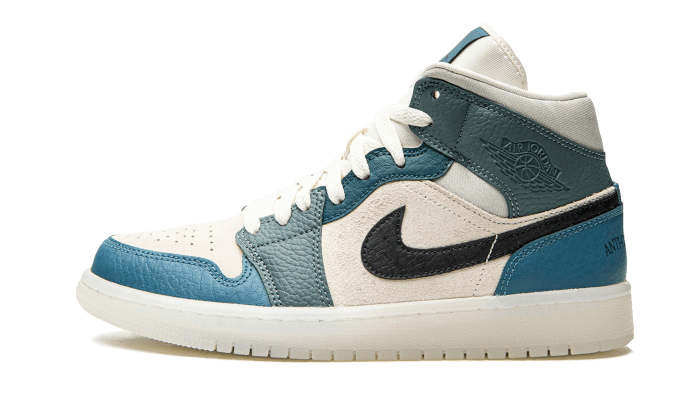 Air Jordan Air Jordan 1 Mid Anti Gravity Machines czerwony-złoty - widok główny z boku | Saturaise.com