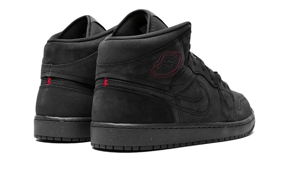 Buty Air Jordan Air Jordan 1 Mid SE Craft Grey Red - widok z przodu - Rozmiary EU